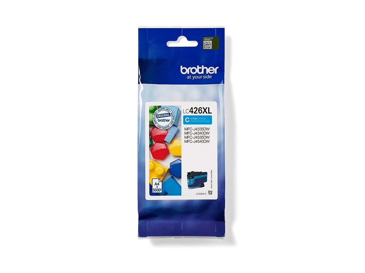 An image of Brother LC426XLC - High Yield - cyan - original - ink cartridge