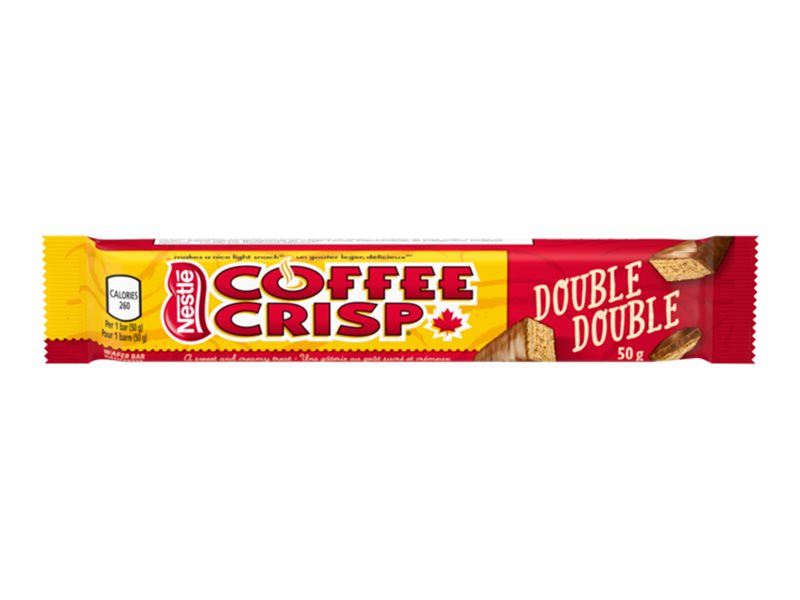 NESTLE Coffee Crisp Wafer Chocolate Bar - Double Double - 50g