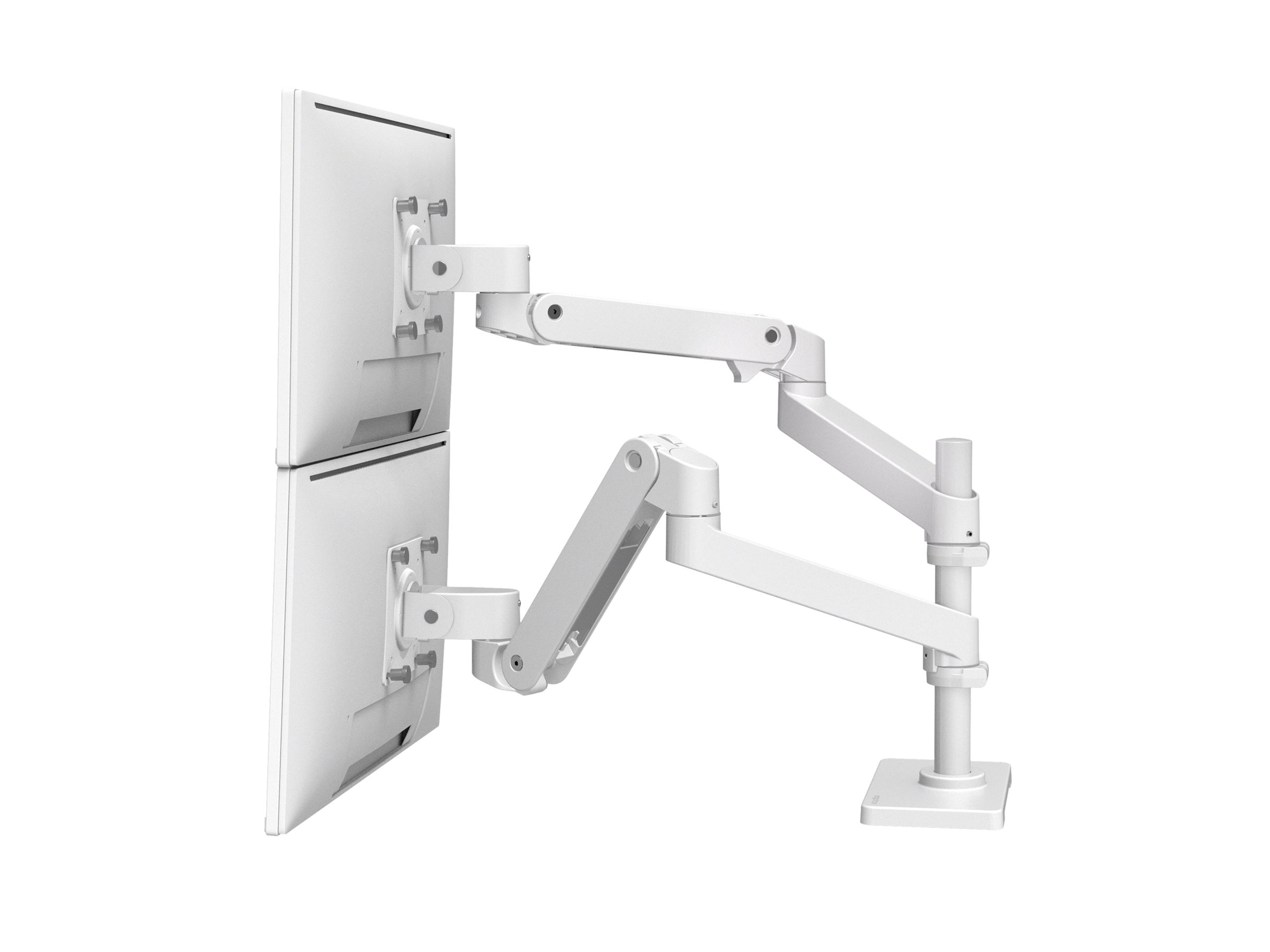 Ergotron LX Pro mounting kit for 2 LCD displays Product shot Right-angle 80001