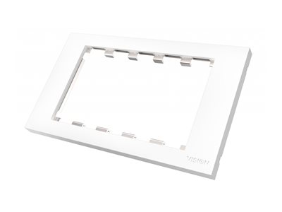TechConnect 3 2-Gang UK Surround - Faceplate - whi