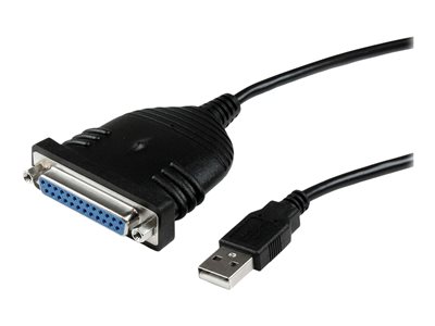 StarTech.com 6 ft / 2m USB to DB25 Parallel Printer Adapter Cable 