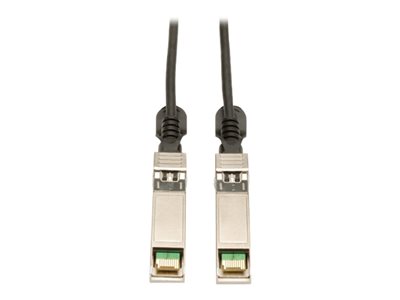 Tripp Lite 2M SFP+ 10Gbase-CU Twinax Passive Copper Cable SFP-H10GB-CU2M Compatible Black 6ft 6'