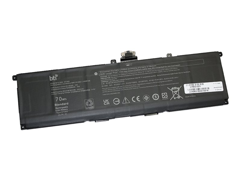 BTI - Notebook battery (equivalent to: Dell GT83D)