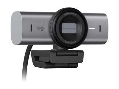 LOGI MX Brio 4K Ultra HD Webcam GREY