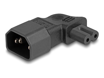 DELOCK Netzadapter IEC 60320 - C14 auf C7, Stecker / Buchse - 80473