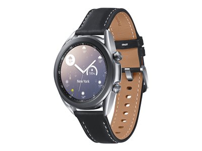 Samsung Galaxy Watch 3 41 mm mystic silver smart watch with band leather display 1.2INCH 