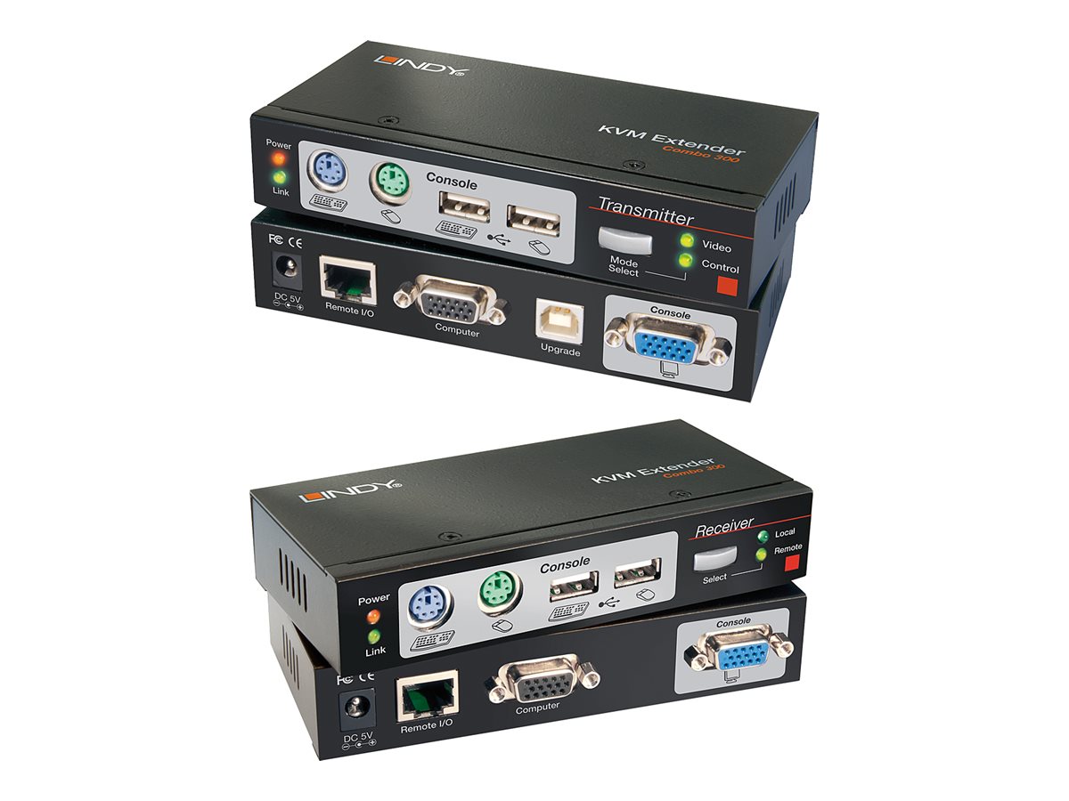 Extender KVM  Combo Cat.6 VGA, USB & PS/2, 300m