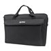 Manhattan London Laptop Bag 17.3, Top Loader, Black, LOW COST, Accessories Pocket, Shoulder Strap (removable), Notebook Case, Three Year Warranty