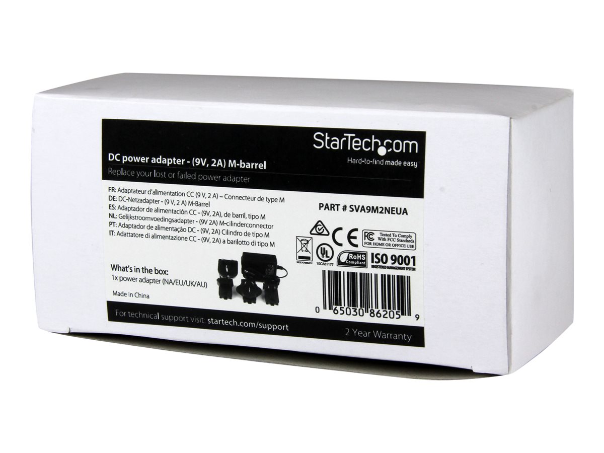 Replacement 9V DC Power Adapter - 9V 2A – foto 2