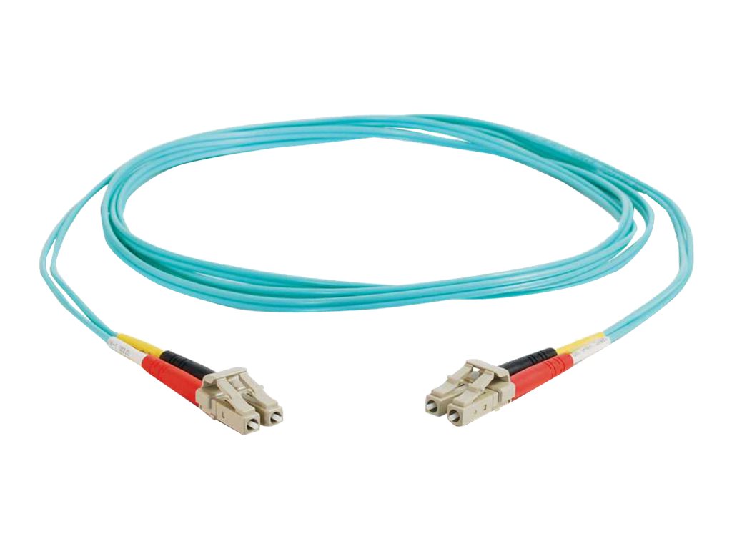 C2G LC-LC 10Gb 50/125 OM3 Duplex Multimode PVC Fiber Optic Cable (LSZH) - síťový kabel - 20 m - 20 m - vodě - barva – foto 2