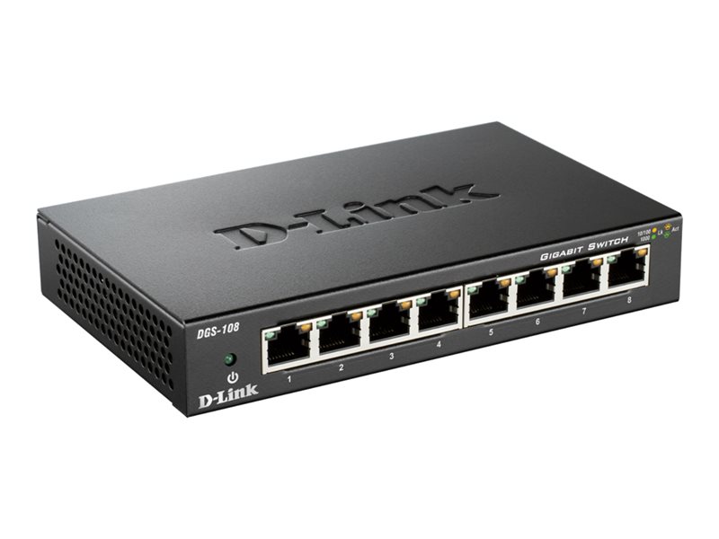 D-LINK 8-port 10/100/1000Mbps G