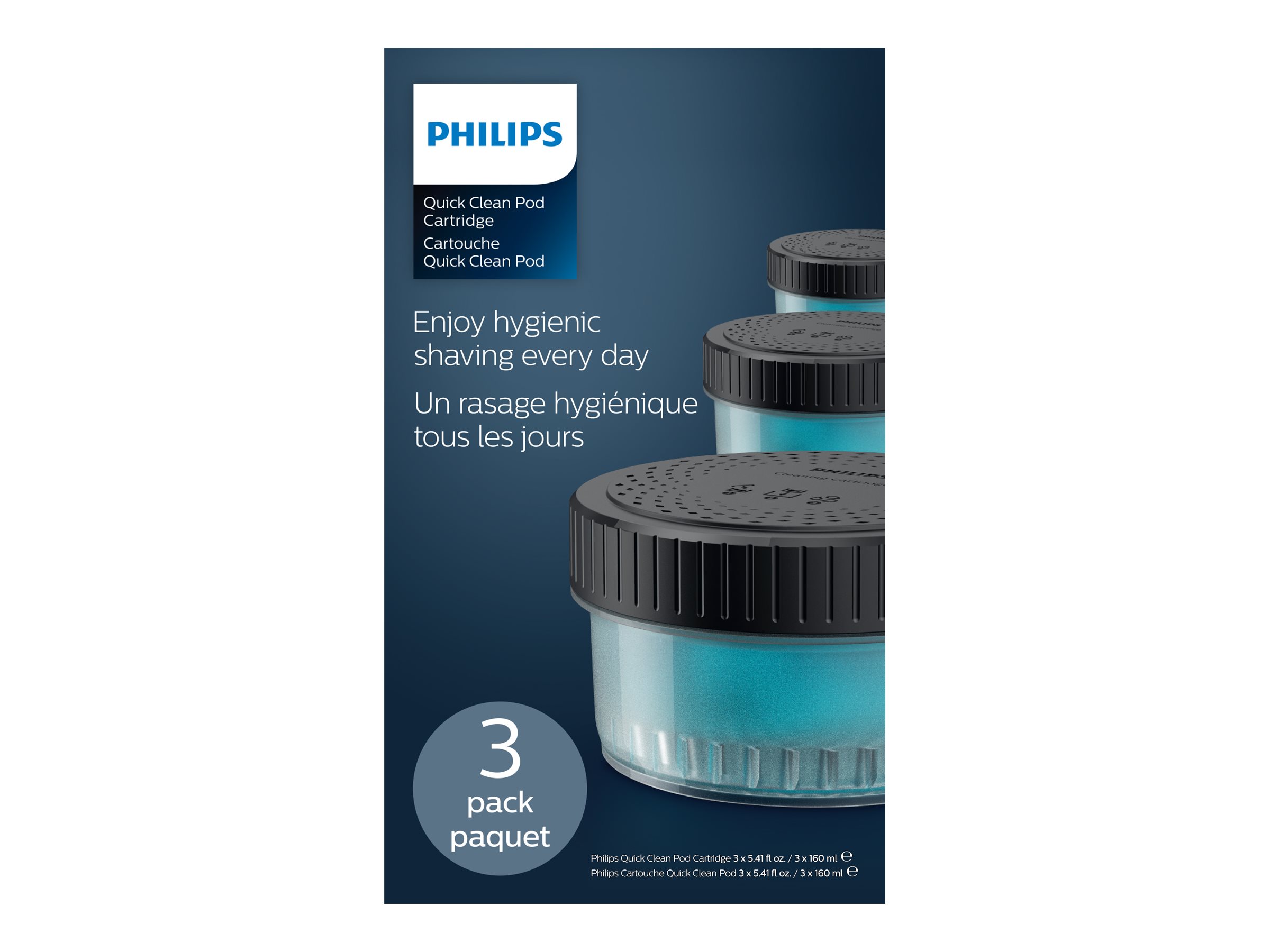 Philips Quick Clean Pod Cleaning Fluid Refill Cartridges For