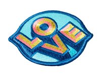 MAGMOJI Badge Love Blue Logo badge Flerfarvet