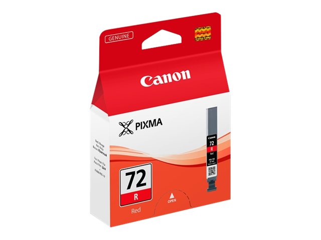 Canon PGI-72R red original ink Product shot Left-angle 79300