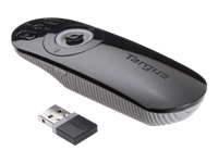 Targus Multimedia Presentation Remote - Presentation remote control - RF - gray, black