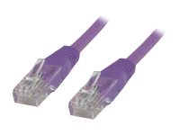 MicroConnect CAT 6 Kabel med folie og kobberfletning (FTP) 2m Netværkskabel Lilla