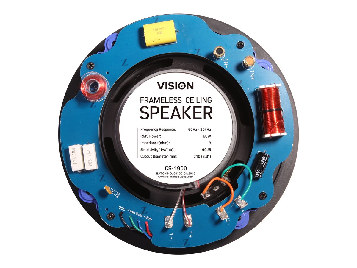 VISION Professional Pair 6.5" Ceiling Speakers - LIFETIME WARRANTY – foto 3