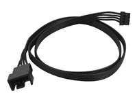 EkWaterBlocks EK-Cable 4 pin PWM (male) - JST-PH (female) Sort 50cm Blæser strømkabel