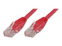 MicroConnect CAT 6 Ikke afskærmet parsnoet (UTP) 2m Netværkskabel Rød