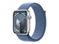 Apple Watch Series 9 (GPS) 45 mm Blå Sølv Smart ur