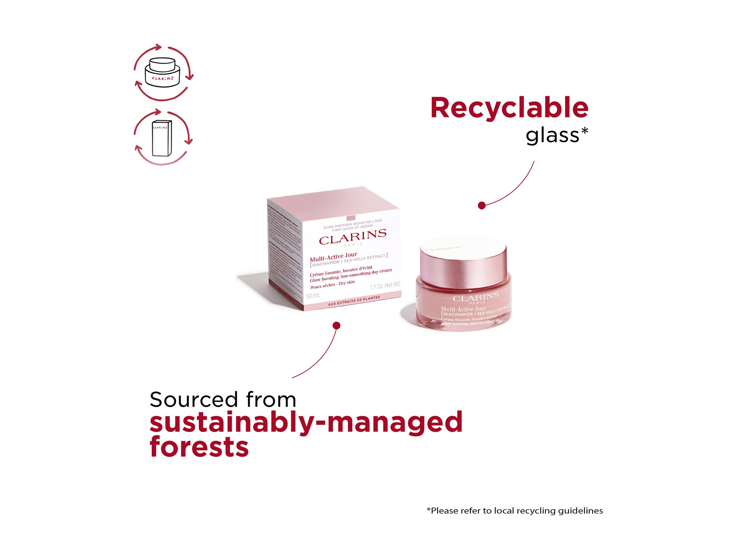 フェイスクリーム CLARINS Multi-Active Jour 50mL フェイスクリーム CLARINS Multi-Active Jour 50mL あらゆる肌タイプ