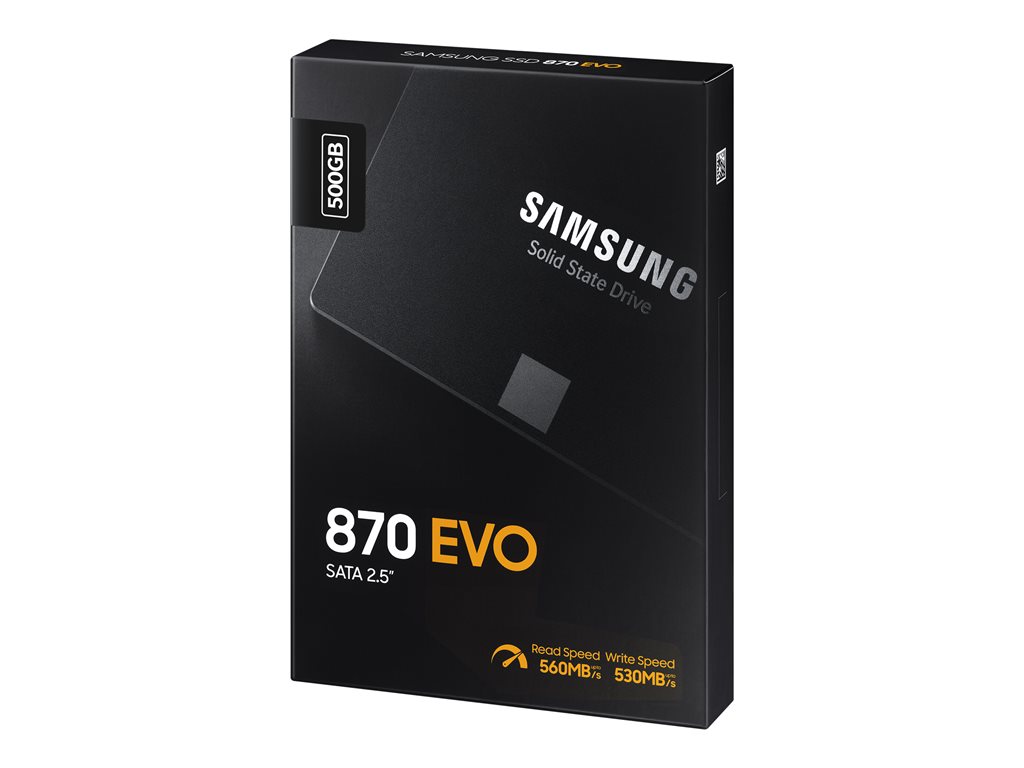 Samsung 870 EVO MZ-77E500B - SSD - verschl?sselt - 500 GB - intern - 2.5" (6.4 cm)