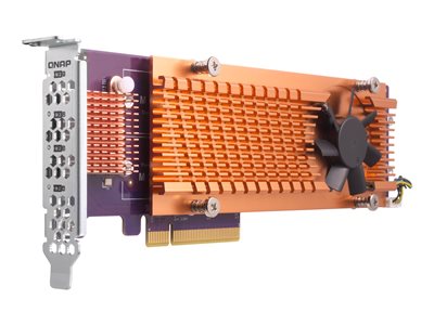 QNAP Quad M.2 PCIe SSD expansion card - QM2-4P-384