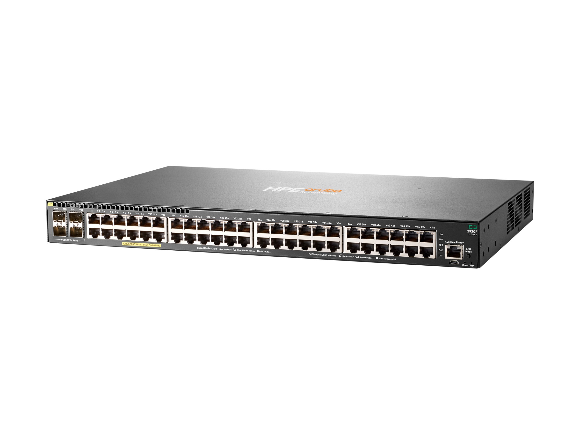 HPE Aruba 2930F 48G PoE+ 4SFP+ TAA