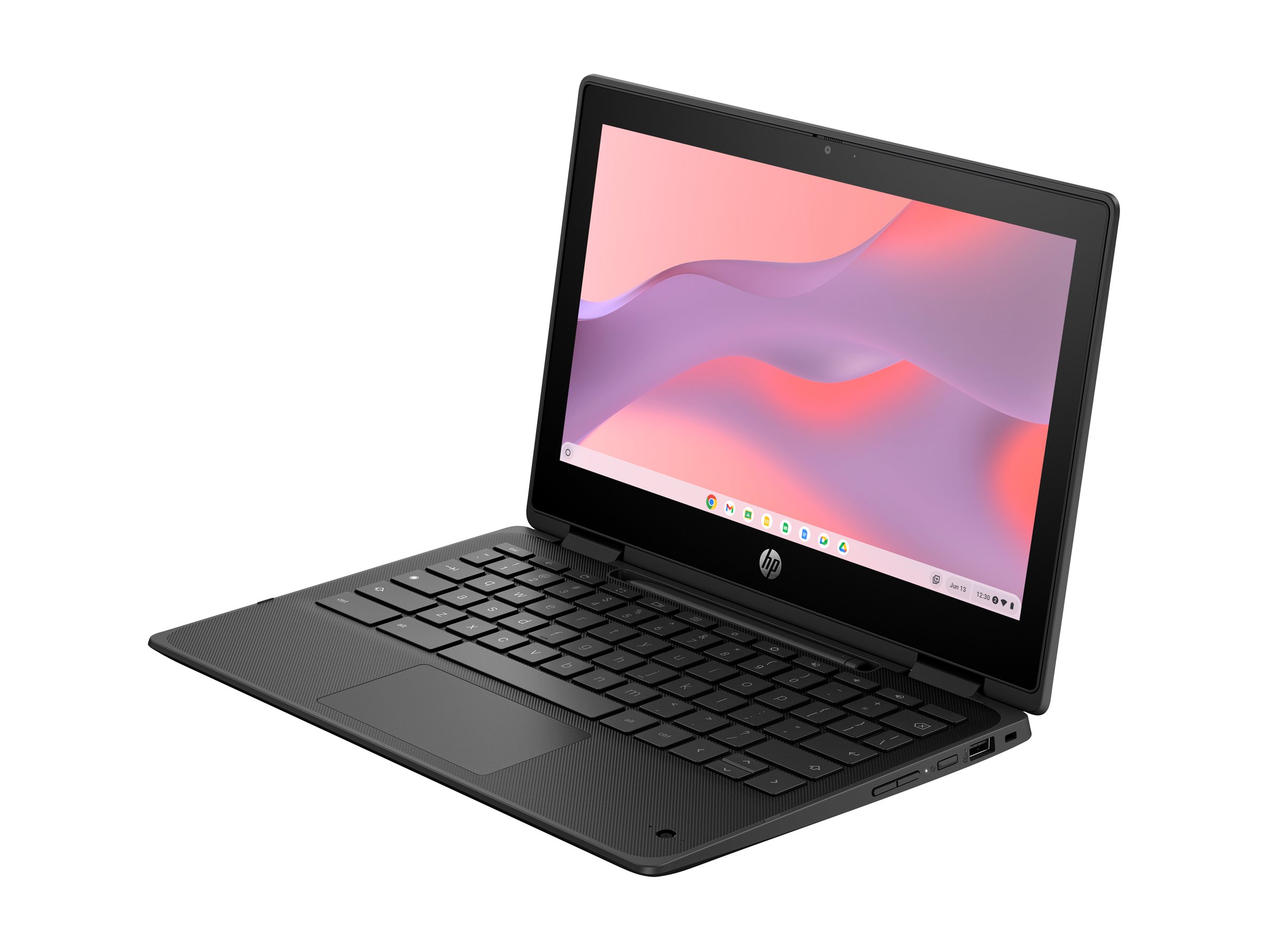 HP Fortis Flip G1m Chromebook, 11.6", MediaTek Kompanio 520, 4 GB RAM, 128 GB SSD