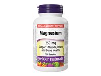 Webber Naturals Magnesium Caplets - 250mg - 100s