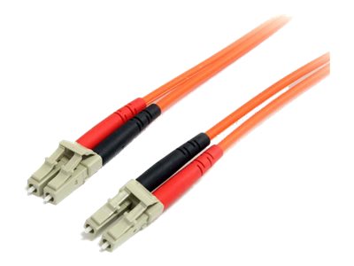 Image of StarTech.com 5m Fiber Optic Cable - Multimode Duplex 62.5/125 - LSZH - LC/LC - OM1 - LC to LC Fiber Patch Cable (FIBLCLC5) - patch cable - 5 m - orange