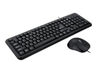 iBOX OFFICE KIT II Tastatur og mus-sæt Kabling