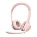 Logitech H390 Wired Headset for PC/Laptop, Rose