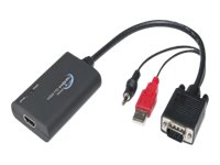 Syba VGA to HDMI Converter with Audio Support