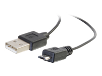 C2G 18 inch USB Charging Cable - USB A to USB Micro B - Phone Charging Cable