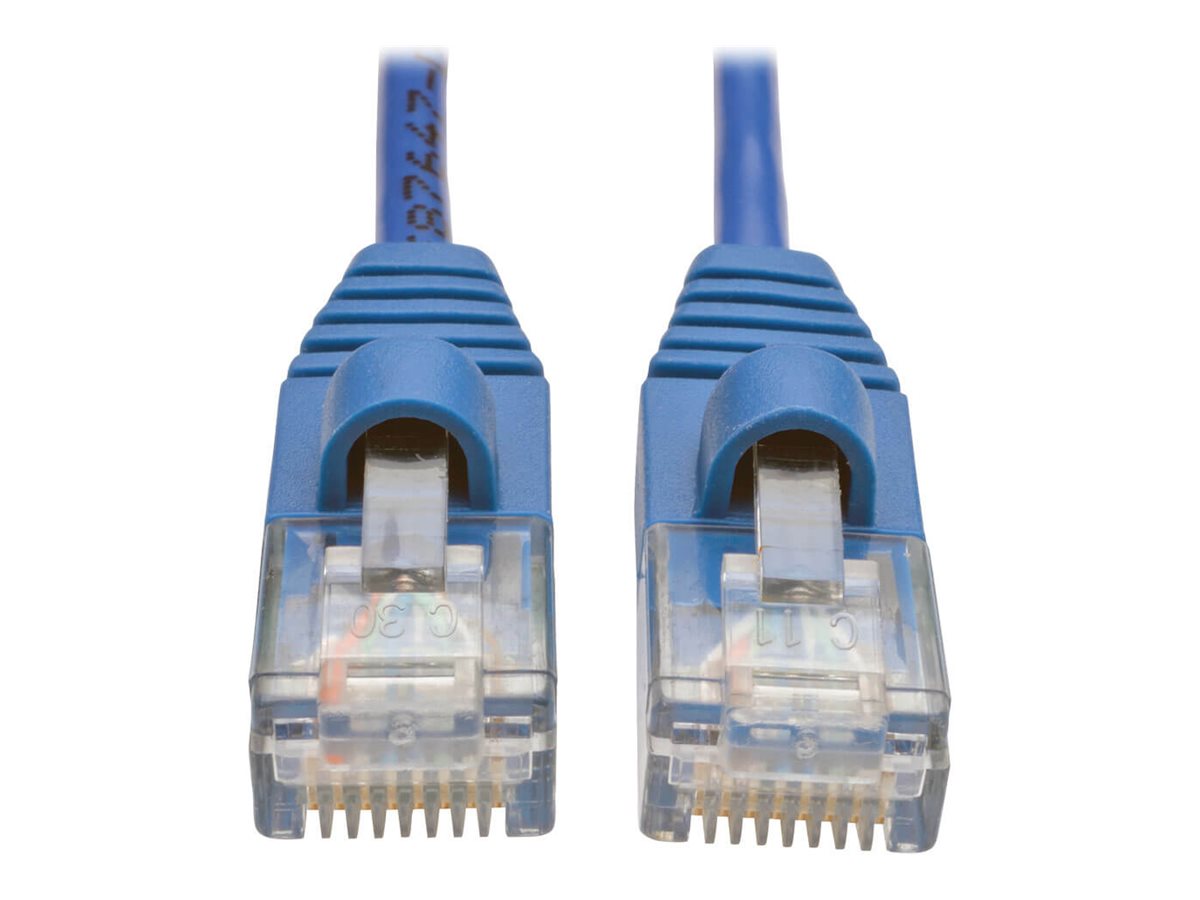 Tripp Lite 5ft Cat5e Cat5 Snagless Molded Slim UTP Patch Cable RJ45 M/M Blue 5'