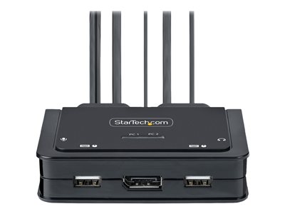 STARTECH 2-Port Hybrid Kabel KVM Switch KVM