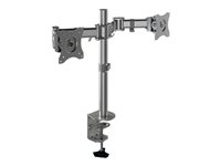 NEOMOUNTS Flat Desk Mount 2 screens Silv
