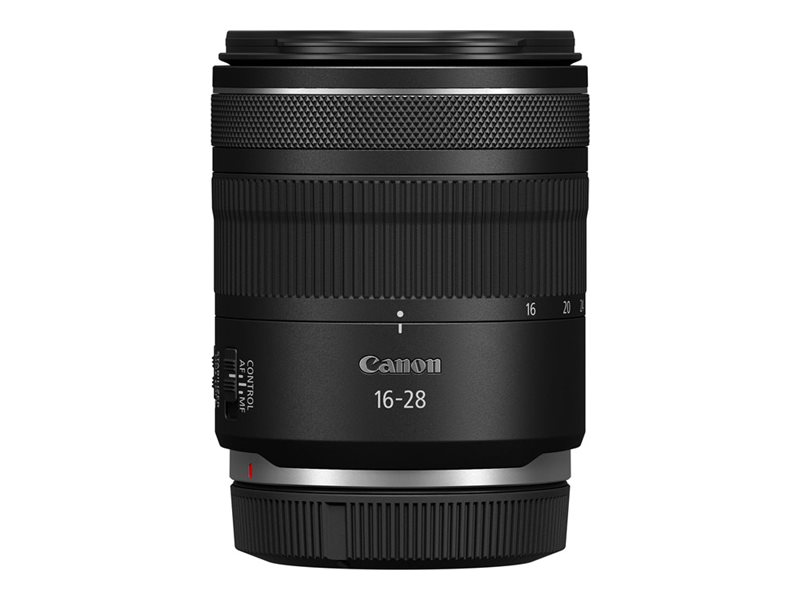 Canon RF wide-angle zoom lens 16 mm 28 Product shot Front 79500