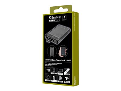 SANDBERG Survivor Nano Powerbank 10000