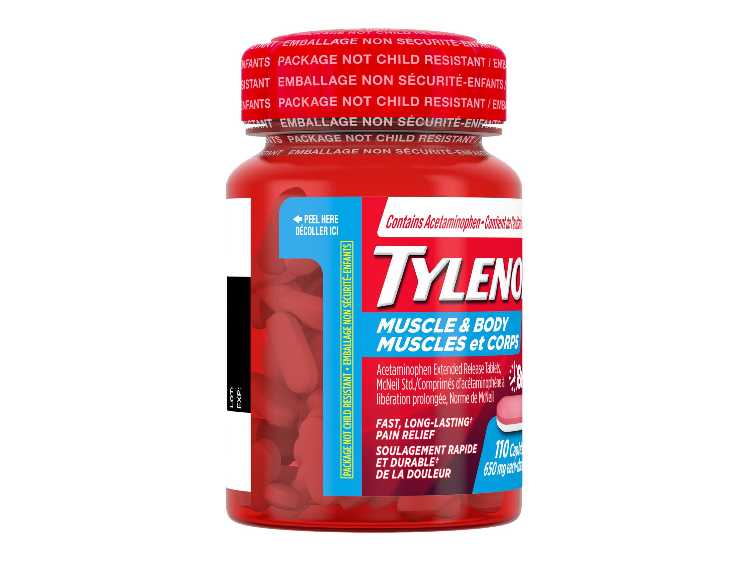 Tylenol Muscle & Body Caplets - 110's