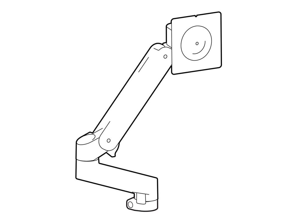 Ergotron LX Pro - Mounting kit (monitor arm, extension, monitor pivot, pole collar, attachment hardware)