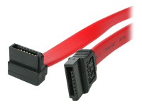 StarTech.com 6in SATA to Right Angle SATA Serial ATA Cable - 6in SATA Cable - left angle SATA Cable - angled SATA Cable - SATA cable - Serial ATA 150/300/600 - SATA (R) to SATA (R) - 15.24 cm - right-angled connector - red - for P/N: USB2SATAIDE, USB3SSATAIDE