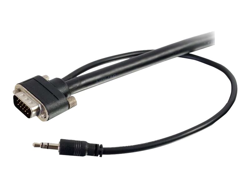 C2G 10ft Select VGA + 3.5mm Stereo Audio A/V Cable M/M