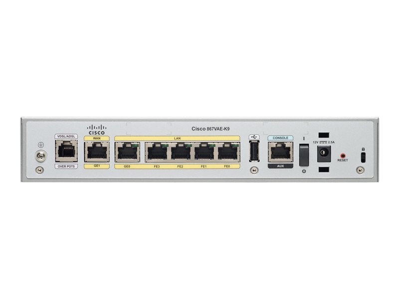 CISCO 867VAE Secure router VDSL2 RF