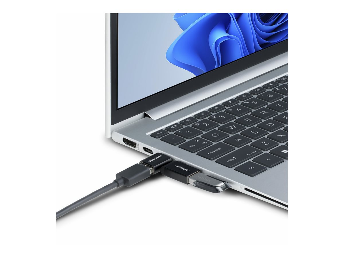 StarTech.com Right Angled USB-C to USB-A Adapter, USB 5Gbps, Compact USB-C Male to USB-A Female Adapter, Metal Housing, M/F - USB adaptér typ C - USB-C do USB – foto 8