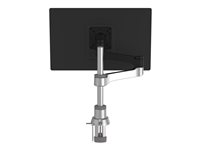 R-Go Single monitor arm Zepher mounting kit - for LCD display - matt silver