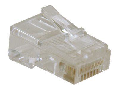 Tripp Lite RJ45 for Solid / Standard Conductor 4-Pair Cat5e Cat5 Cable 10 Pack