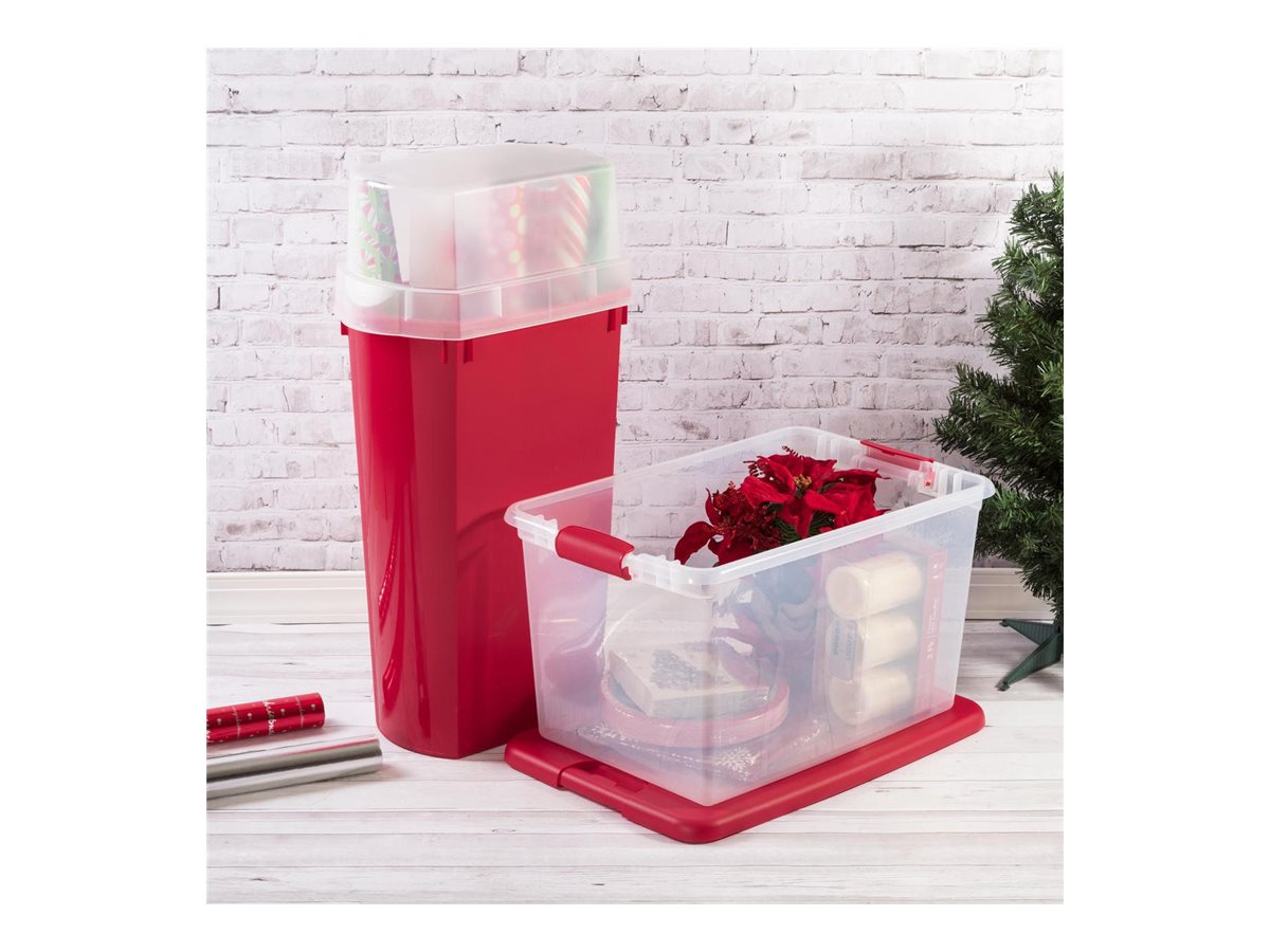 Lid Iris Wrapping Paper Storage Box Extra Large Wrapping Paper