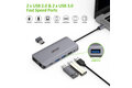 slide {0} of {1}, zoom in, 12-i-1 Type C-dongle | Sølv